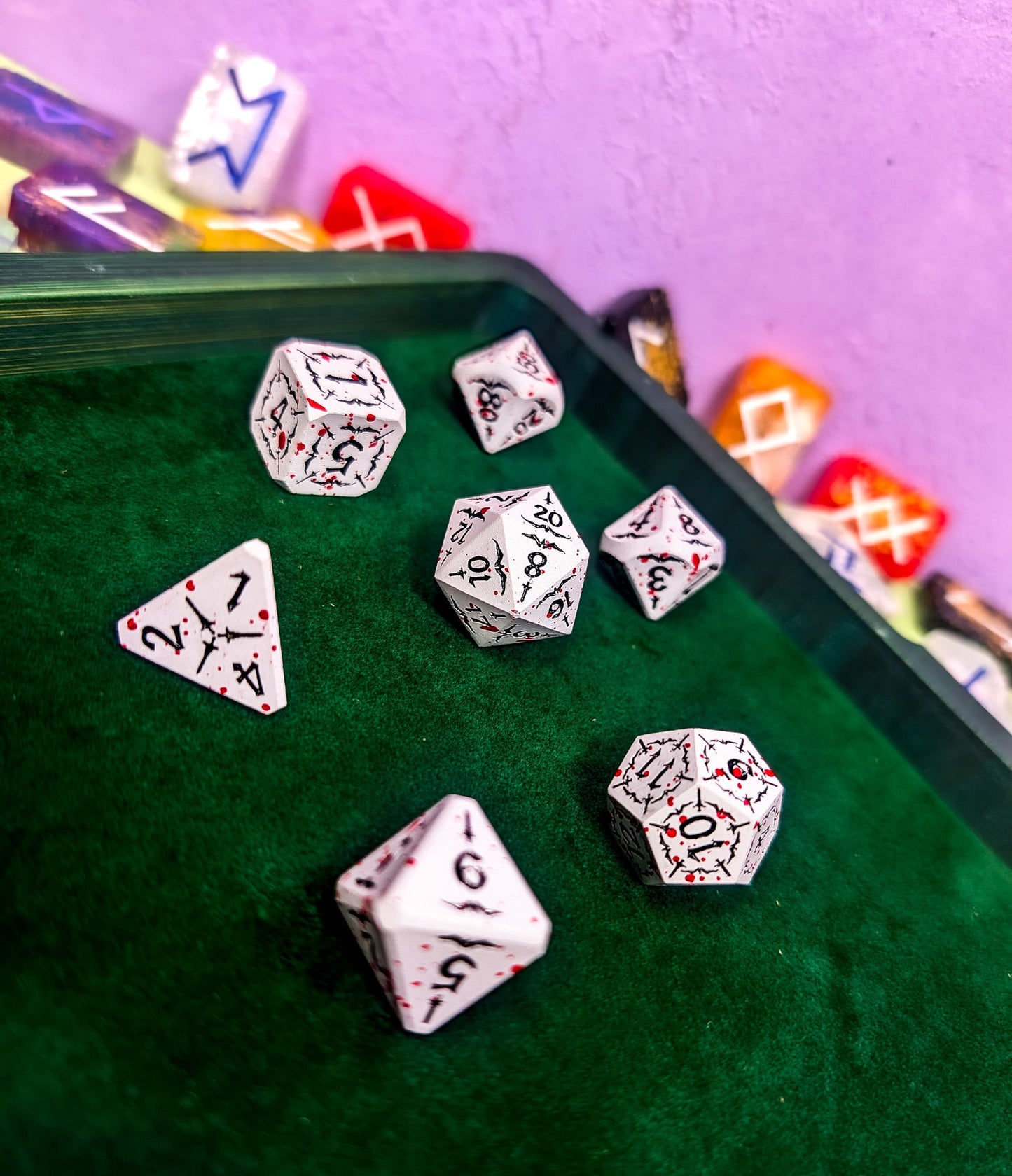 Scarlet Revenant | Metal Arcana Dice Set
