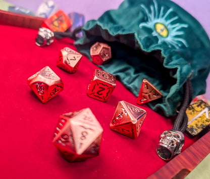 Arcane Forge | Copper Metal Arcana Dice Set