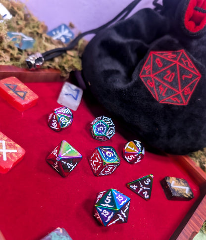 Wild Faelight | Metal Arcana Dice Set