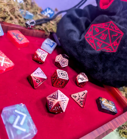 Arcane Forge | Copper Metal Arcana Dice Set