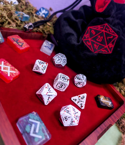 Scarlet Revenant | Metal Arcana Dice Set