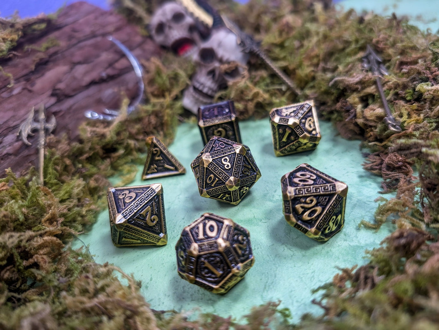 Olympian Legacy | Metal Mythos Dice Set