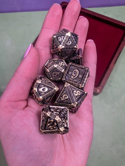 Olympian Legacy | Metal Mythos Dice Set
