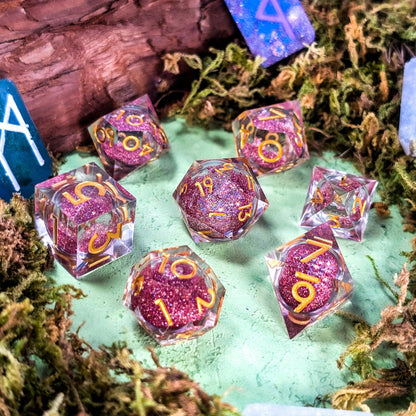 Enchanted Rose Liquid Core Dice