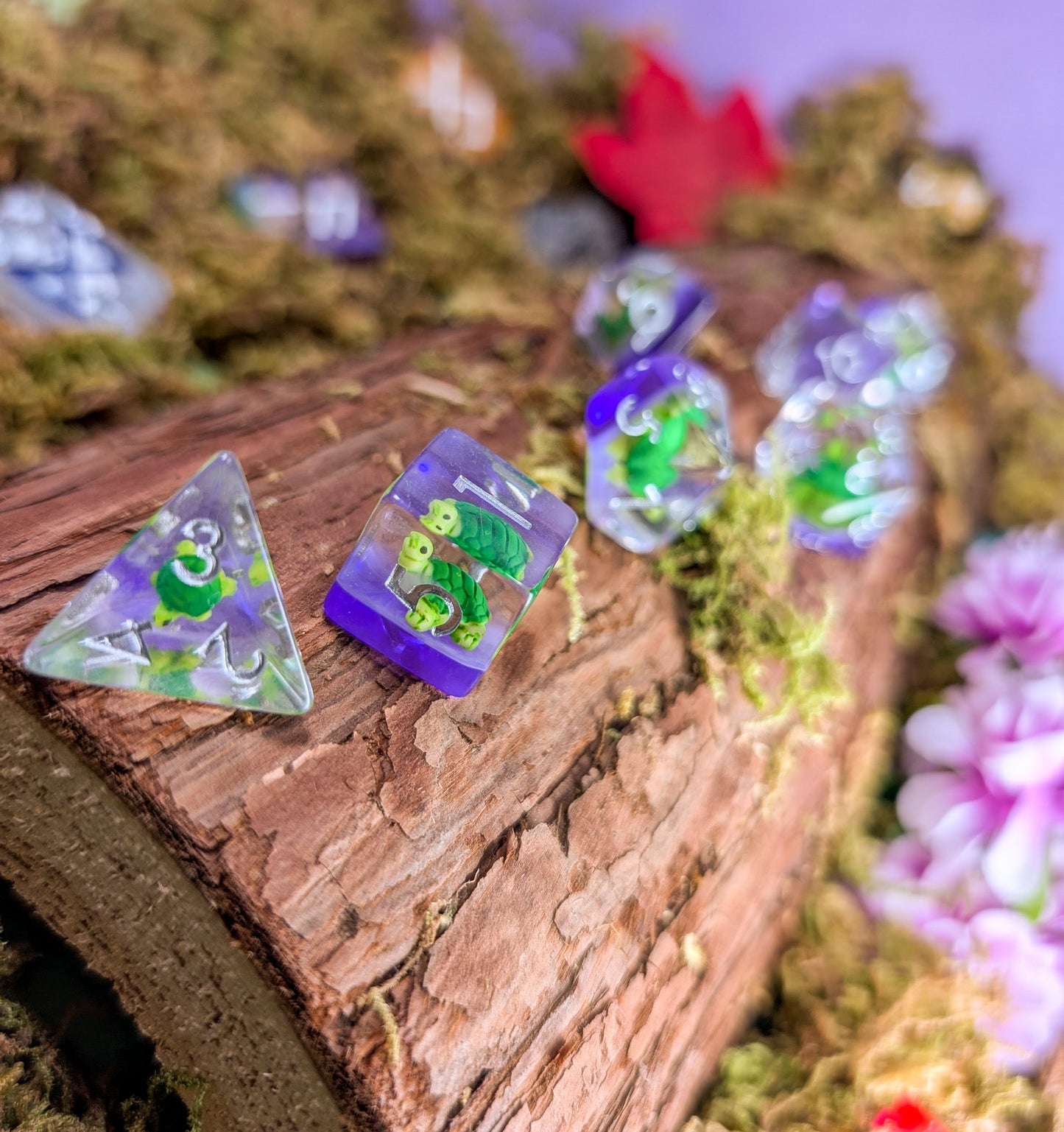 Tortoise Filled Dice