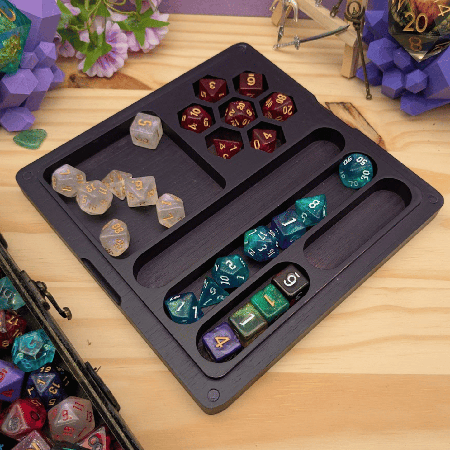 Wooden Dice Box