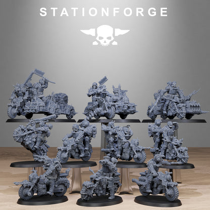 10 x Corrupted Guard Bikers Designed by Station Forge