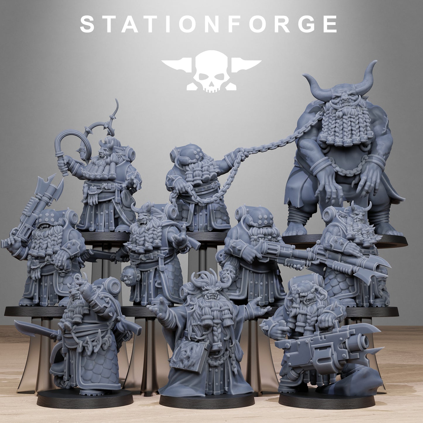 10 x Corrupted Guard Dwarves Designed by Station Forge