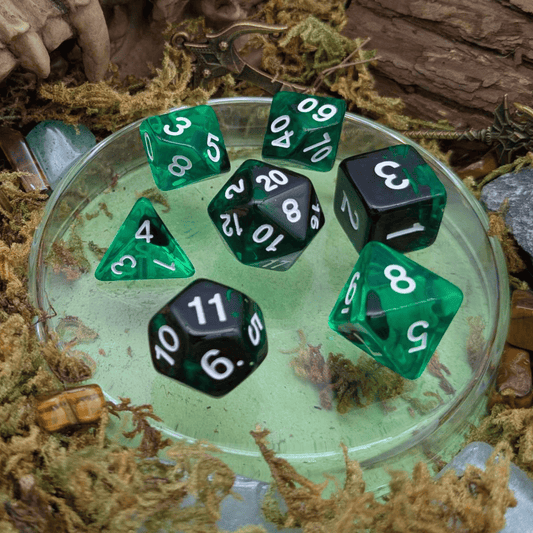Green Smoke Dice Set