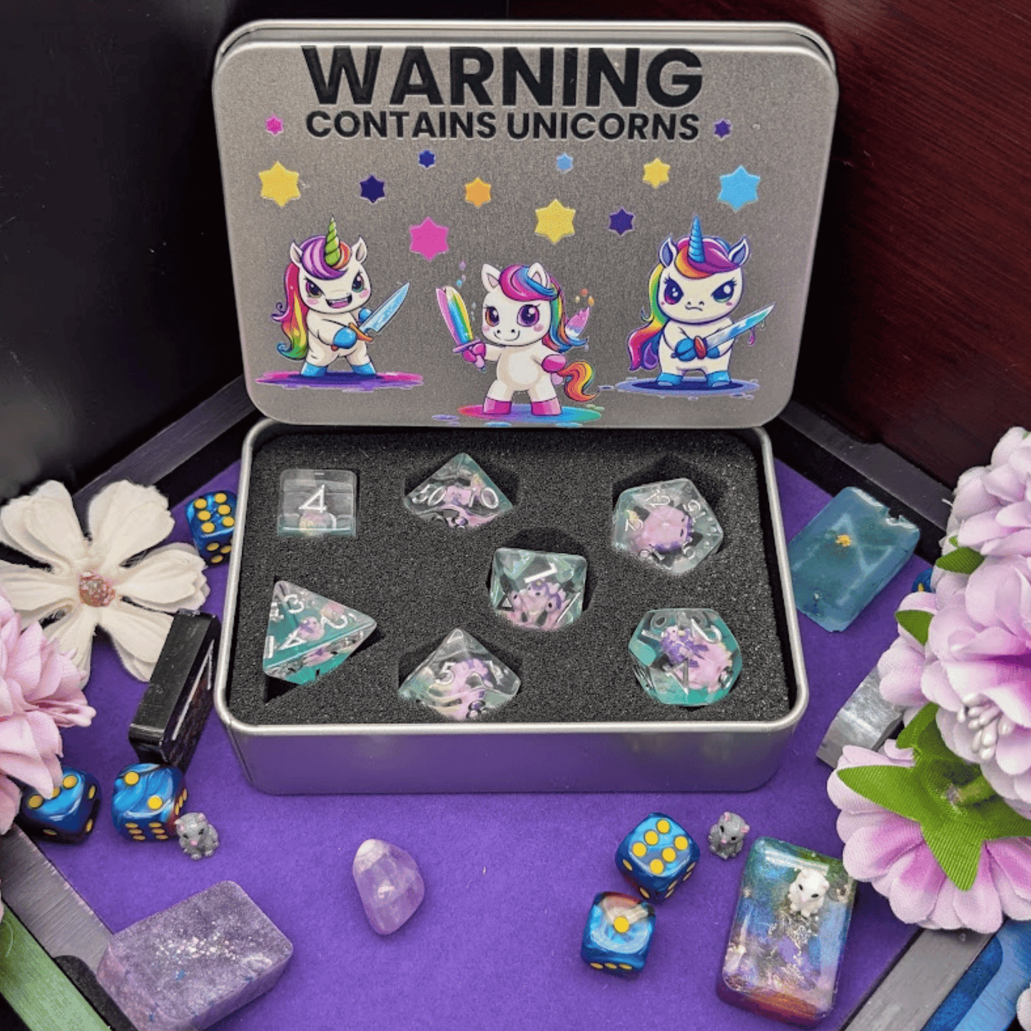 Unicorn Dice Set | Inclusion Dice