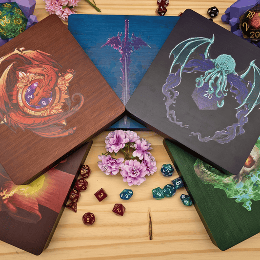 Wooden Dice Box