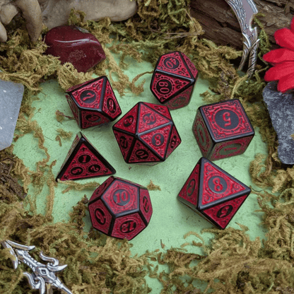 Red Zoltar Dice Set