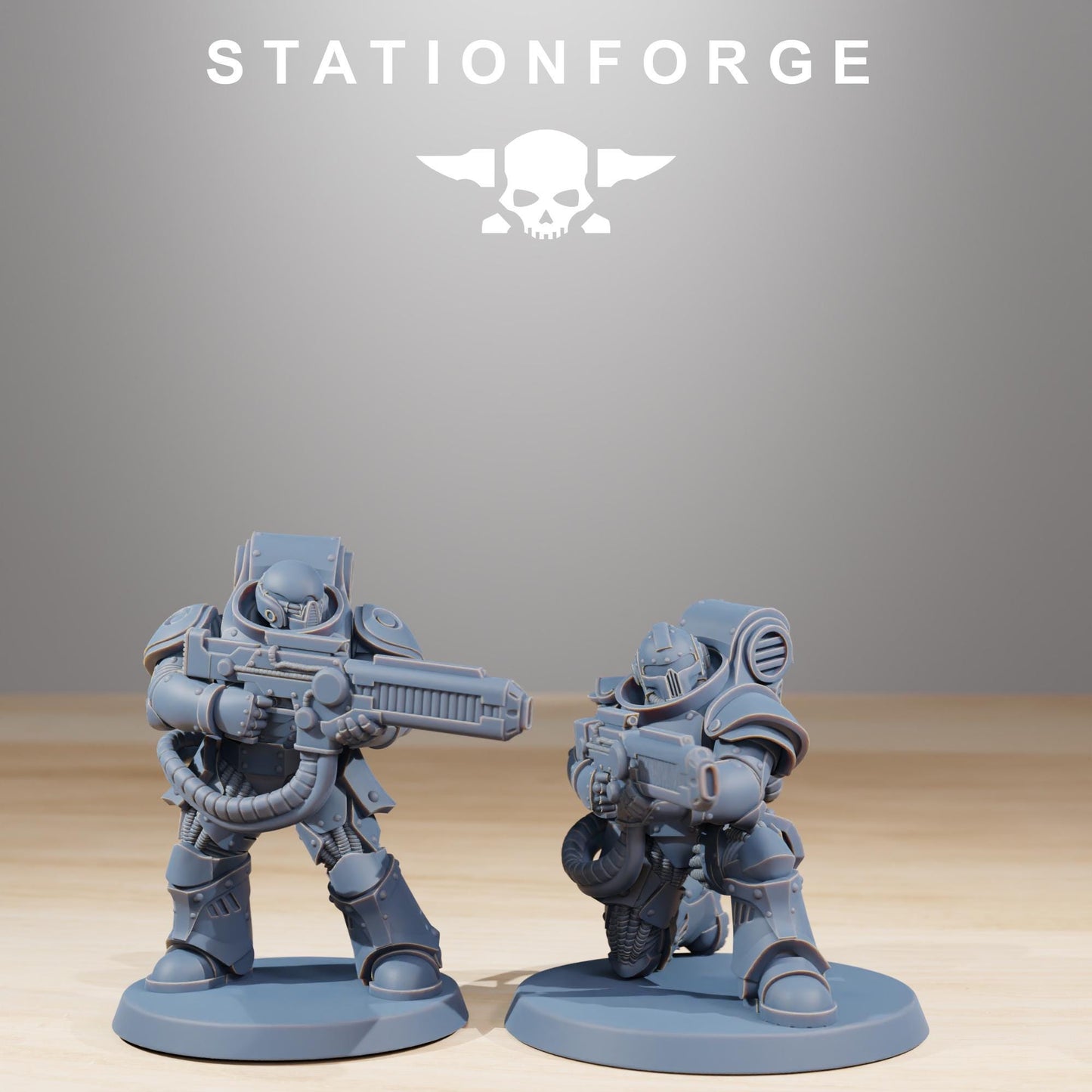 Station Forge Socratis Exterminators unit 3d printed proxie Wargames / Marines