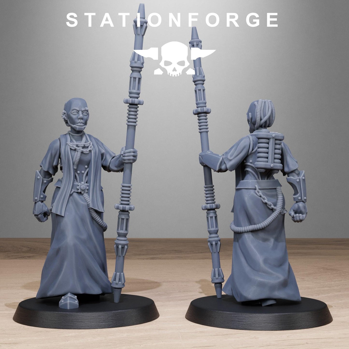 Station Forge Scavenger Sisters Priests Proxy minitures Tabletop RPG Wargaming