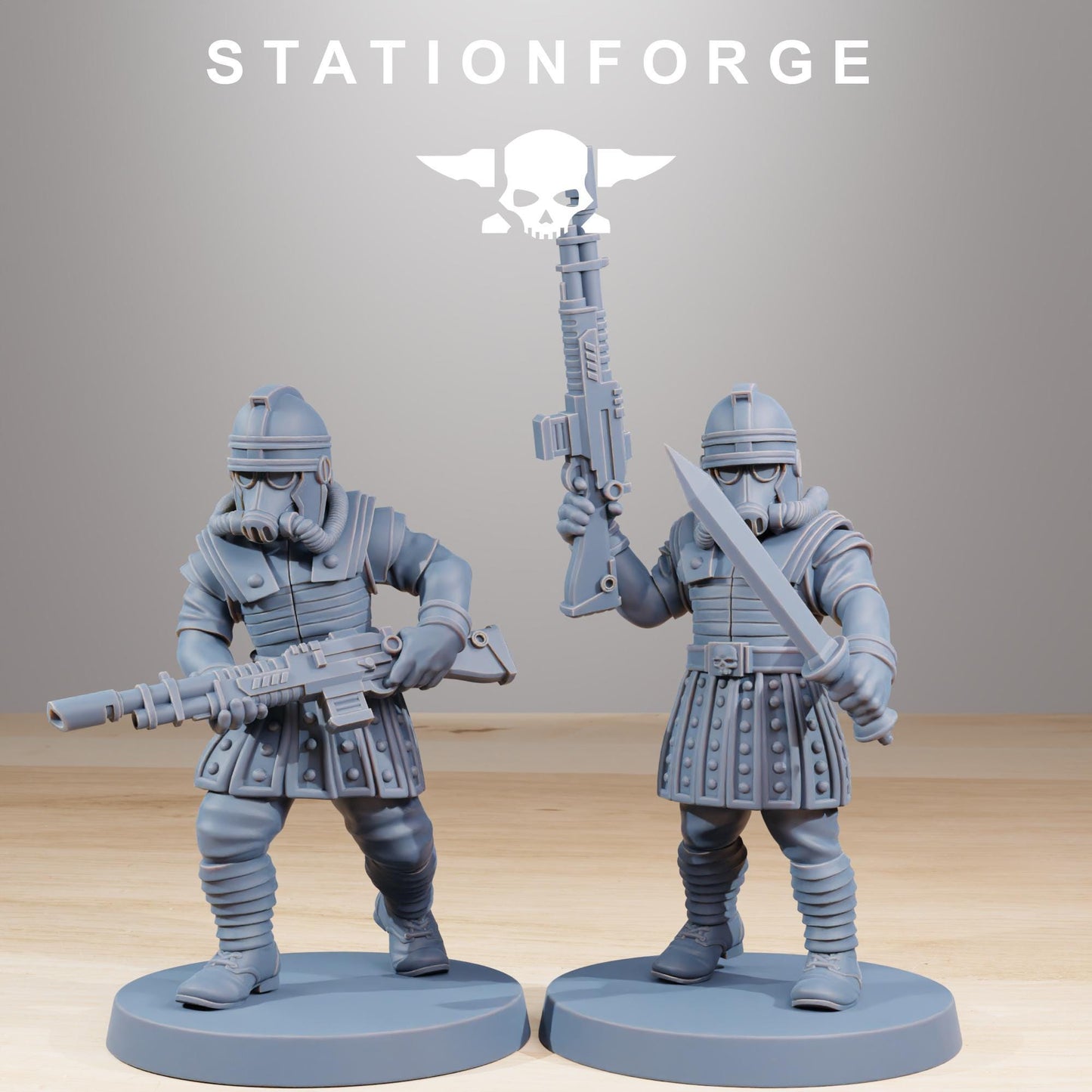 Station Forge GrimGuard Vexillatio 3d printed proxie Wargames