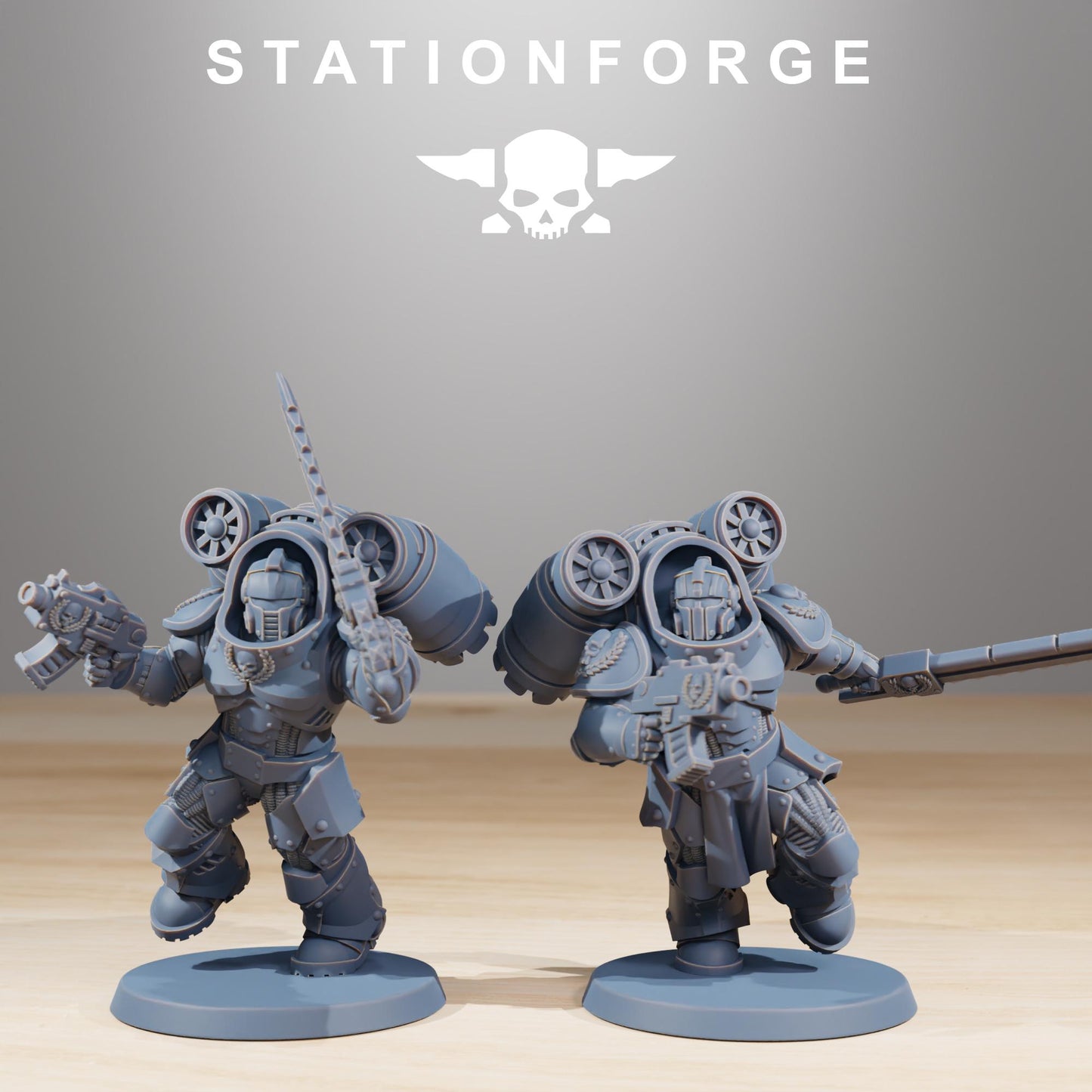 Station Forge Socratis Deviators unit 3d printed proxie Wargames / Marines