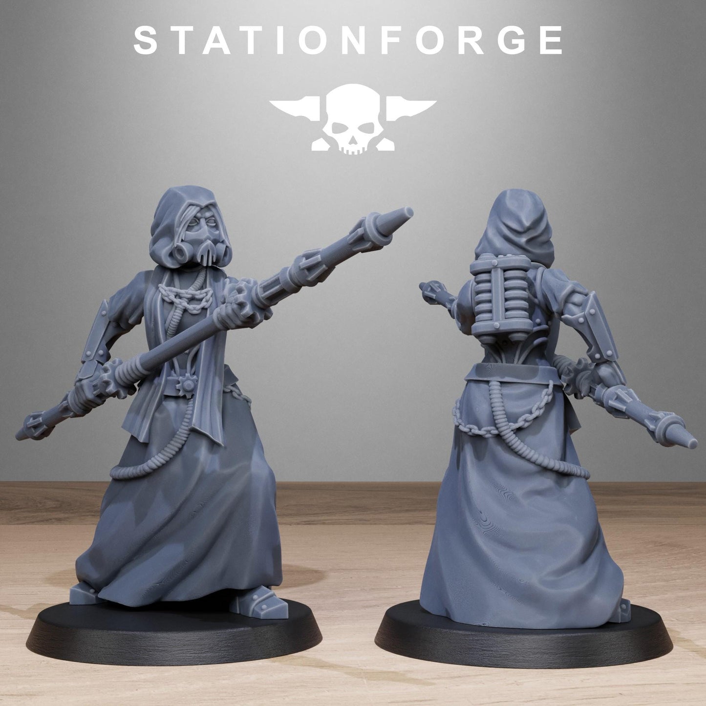 Station Forge Scavenger Sisters Priests Proxy minitures Tabletop RPG Wargaming