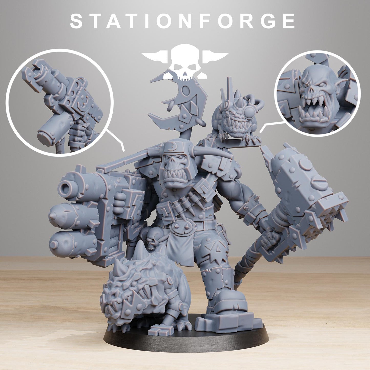 Station Forge Orkaz BlackSkull minitures  Tabletop RPG Wargaming