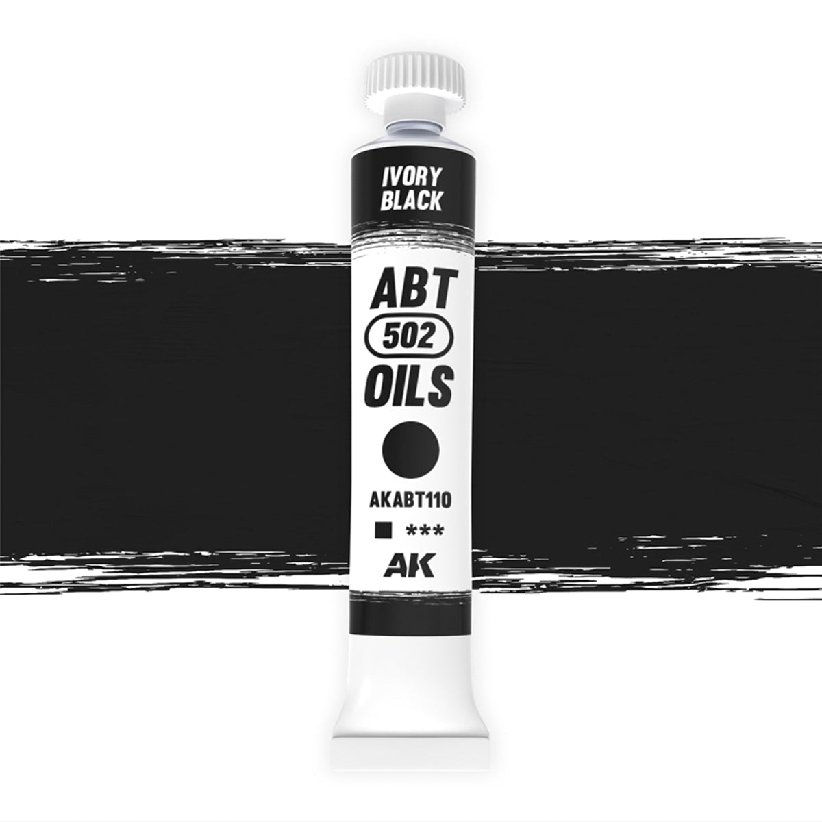 Abteilung 502 Oil Paint - Ivory Black (AKABT110)