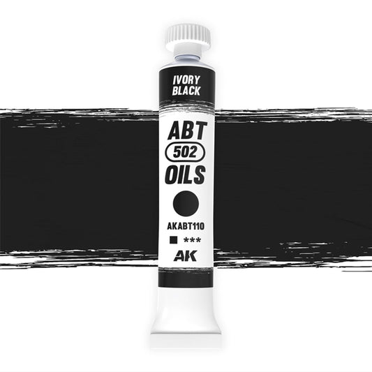 Abteilung 502 Oil Paint - Ivory Black (AKABT110)
