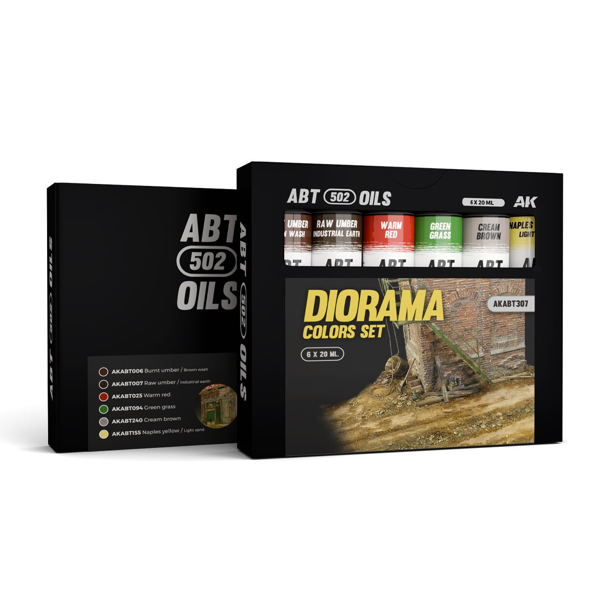Abteilung 502 Oil Paints - Diorama Colors Set (AKABT307)