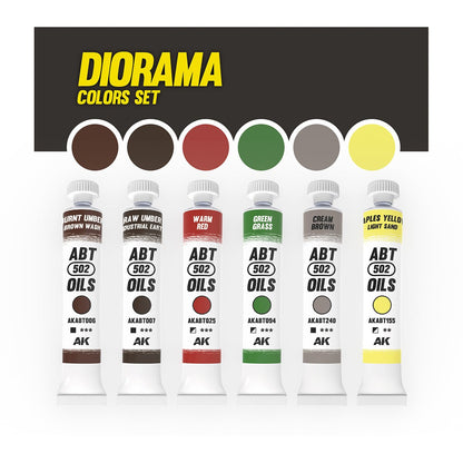 Abteilung 502 Oil Paints - Diorama Colors Set (AKABT307)