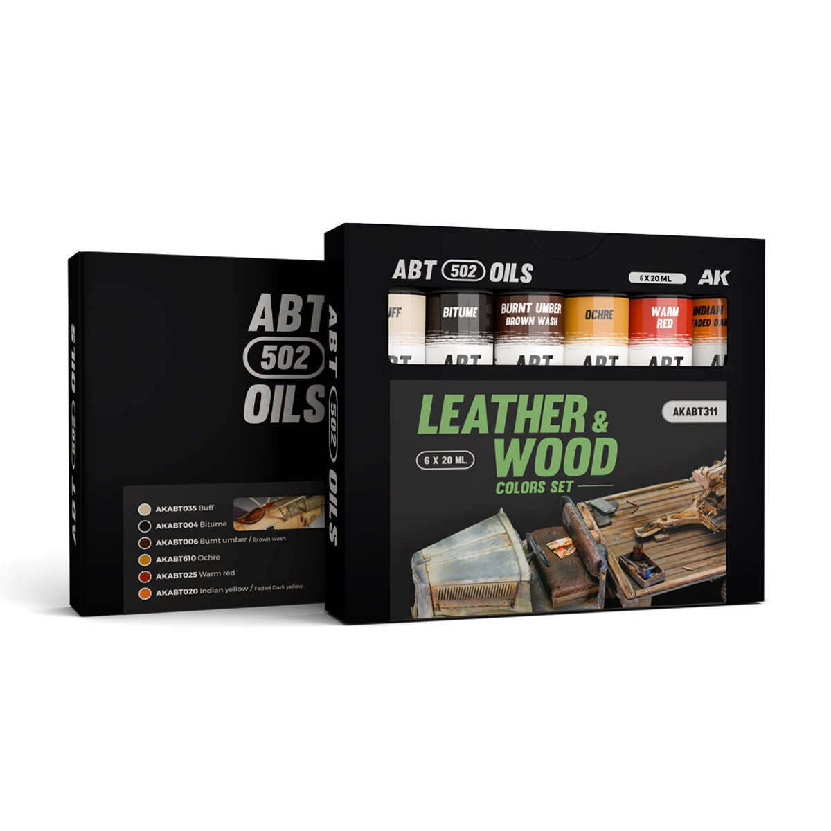Abteilung 502 Oil Paints - Leather & Wood Colors Set (AKABT311)