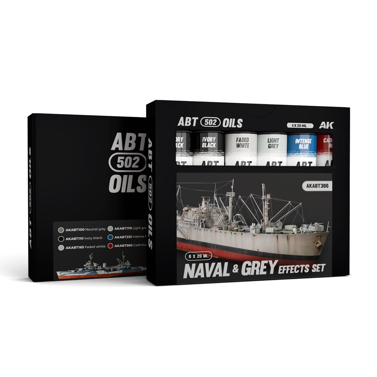 Abteilung 502 Oil Paints - Naval & Grey Effects Set (AKABT306)