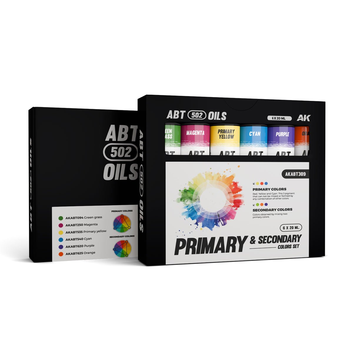 Abteilung 502 Oil Paints - Primary & Secondary Colors Set (AKABT309)