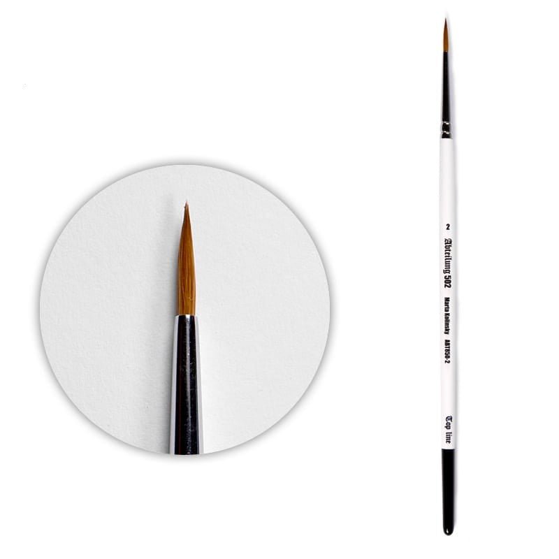 Abteilung 502 TOP LINE Kolinsky Sable Brush 2 (ABT850-2)