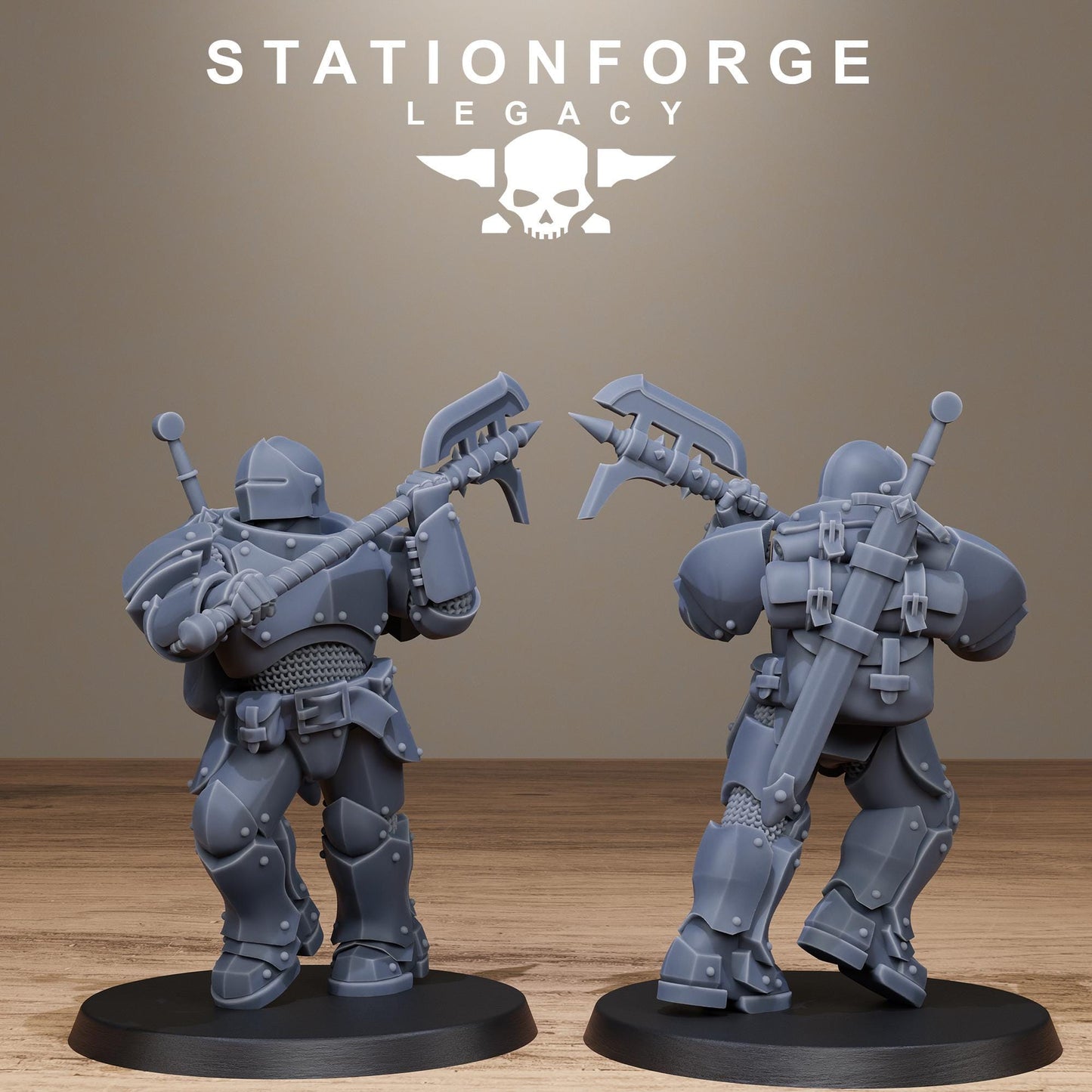 Station Forge Legacy  Solaris Infantry 3d printed proxie Wargames New Faction