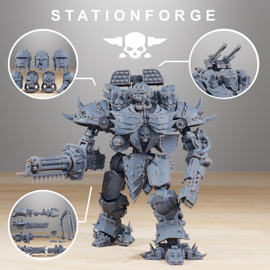 Station Forge  Pythonicus Defender Mk2  big boy  printed in resin and sent in parts