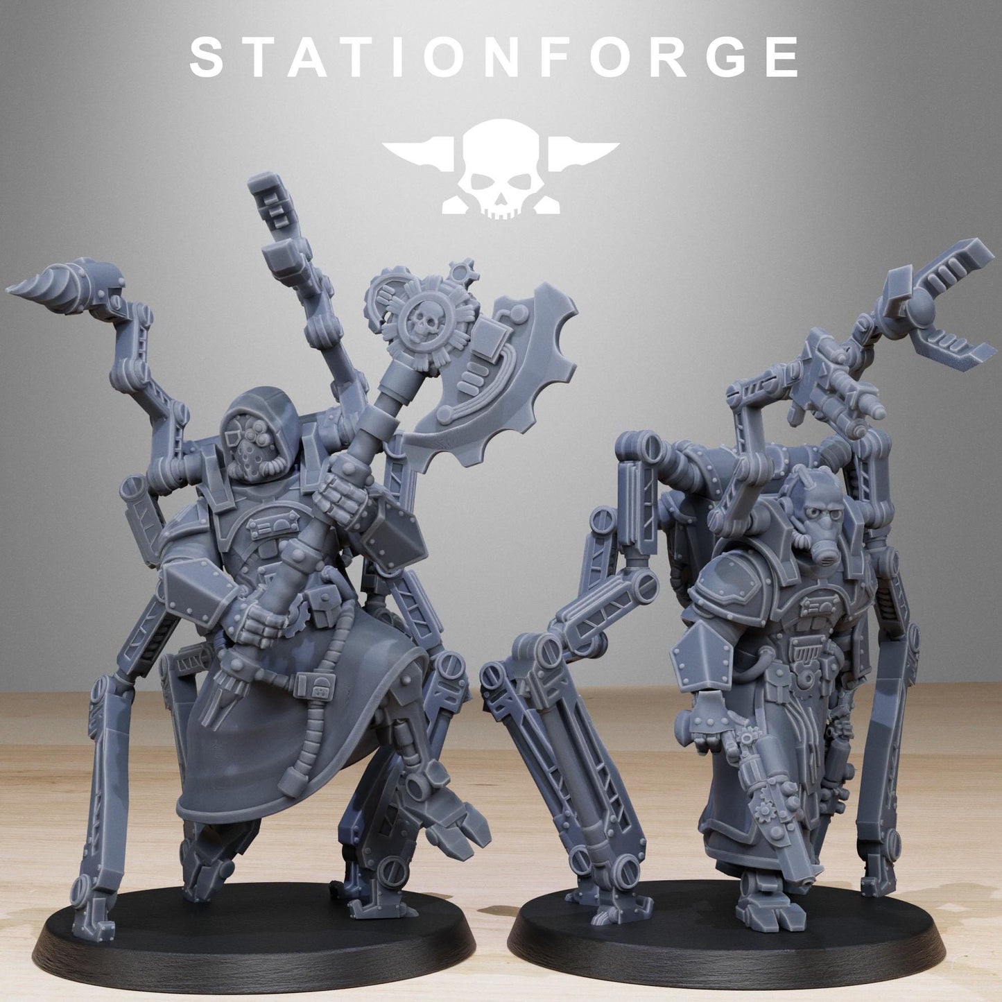 Station ForgeScavenger_Octapods Proxy minitures Tabletop RPG Wargaming