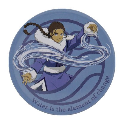 Airbender Set of 4 Embossed Metal Coasters
