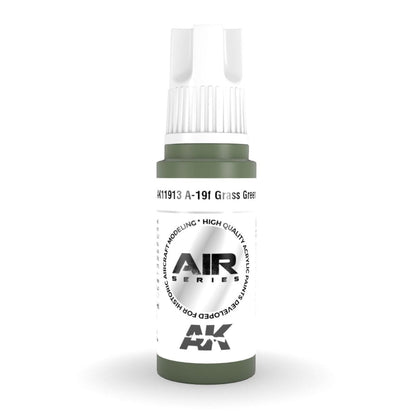 AK Interactive 3rd Gen Acrylic A-19f Grass Green (AK11913)