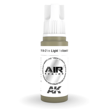 AK Interactive 3rd Gen Acrylic A-21m Light Yellowish Brown (AK11914)