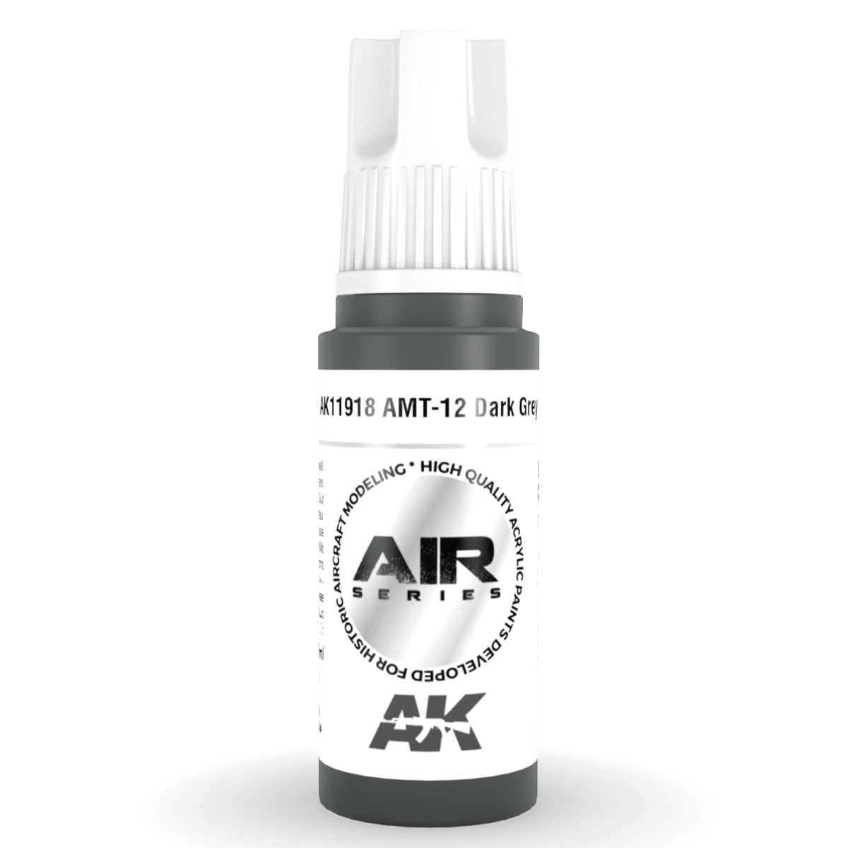 AK Interactive 3rd Gen Acrylic AMT-12 Dark Grey (AK11918)