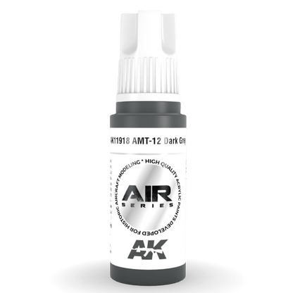 AK Interactive 3rd Gen Acrylic AMT-12 Dark Grey (AK11918)