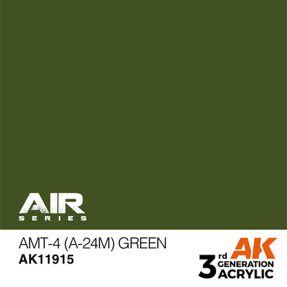 AK Interactive 3rd Gen Acrylic AMT-4 (A-24m) Green (AK11915)