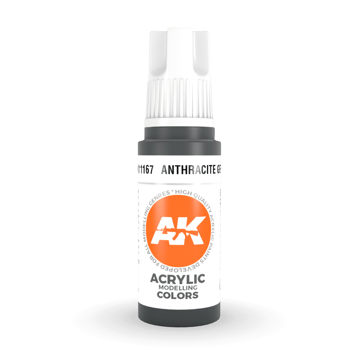 AK Interactive 3rd Gen Acrylic - Anthracite Grey 17ml (AK11167)