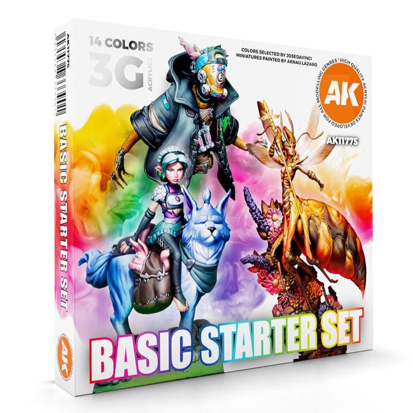 AK Interactive 3rd Gen Acrylic Basic Starter Set (AK11775)