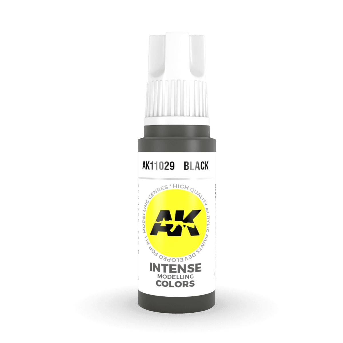 AK Interactive 3rd Gen Acrylic - Black 17ml (AK11029)