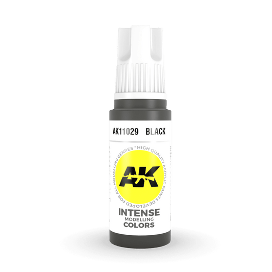 AK Interactive 3rd Gen Acrylic - Black 17ml (AK11029)