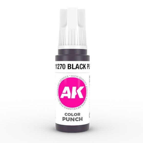 AK Interactive 3rd Gen Acrylic - Black Purple Color Punch (AK11270)