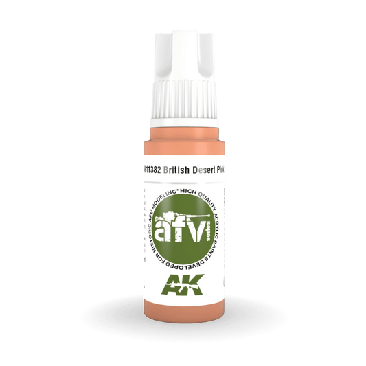 AK Interactive 3rd Gen Acrylic - British Desert Pink ZI 17ml (AK11382)