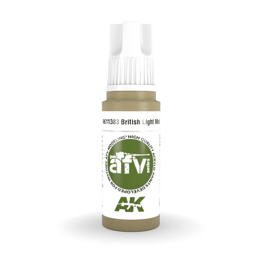 AK Interactive 3rd Gen Acrylic - British Light Mud 17ml (AK11383)