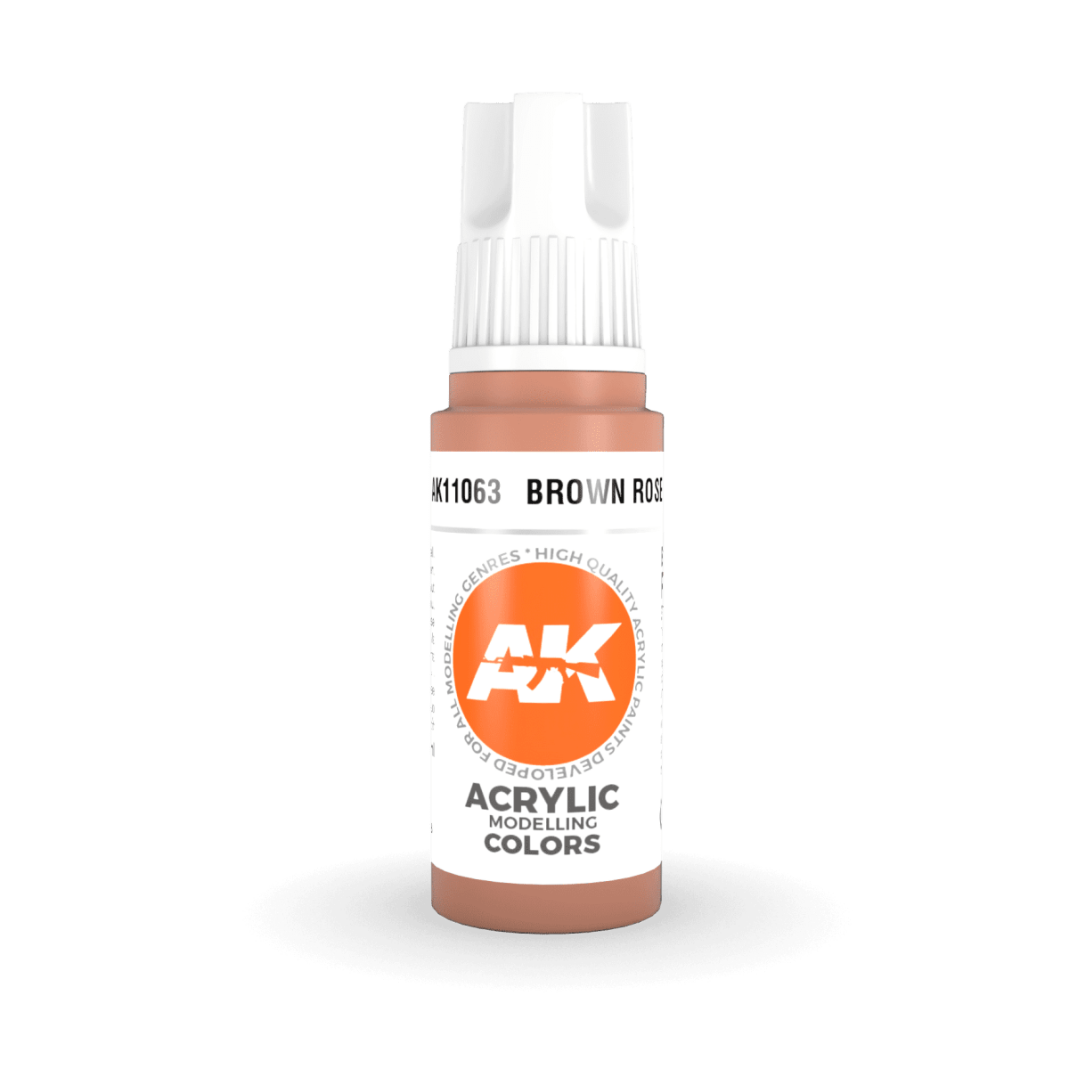 AK Interactive 3rd Gen Acrylic - Brown Rose 17ml (AK11063)