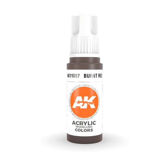 AK Interactive 3rd Gen Acrylic - Burnt Red 17ml (AK11097)
