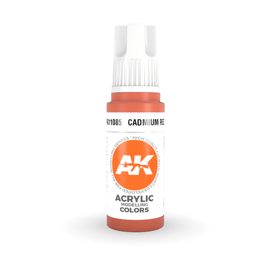AK Interactive 3rd Gen Acrylic - Cadmium Red 17ml (AK11085)