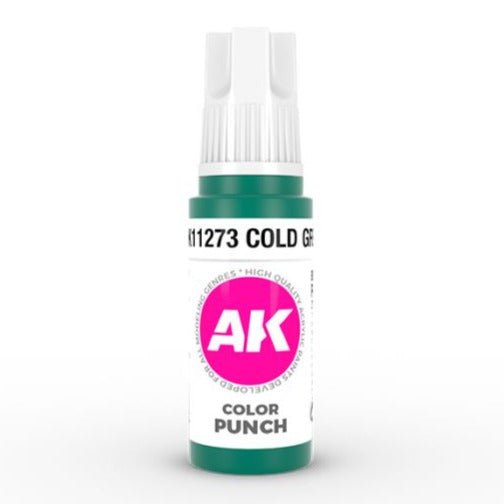 AK Interactive 3rd Gen Acrylic - Cold Green Color Punch (AK11273)